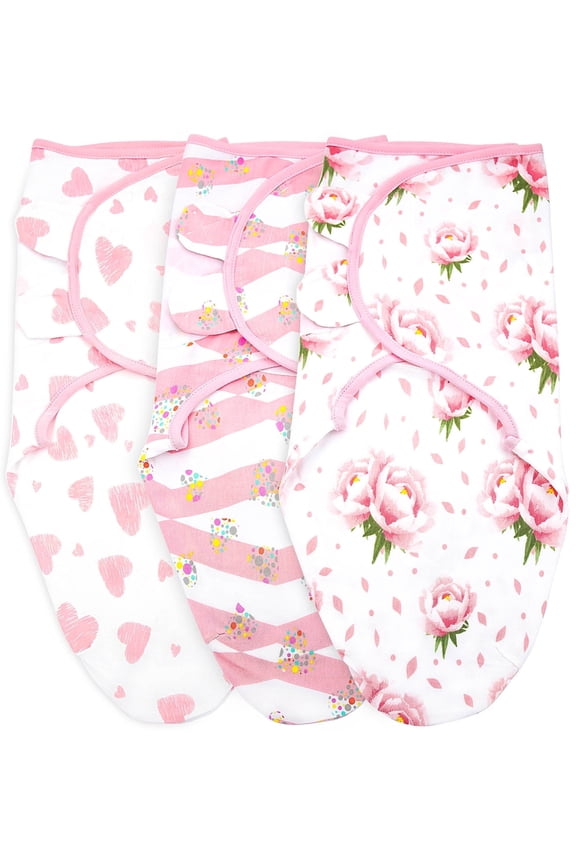 Baby Swaddles for Newborns - 3 Pack Baby Swaddles for 3-6 Months - Baby Swaddle Sleep Sack