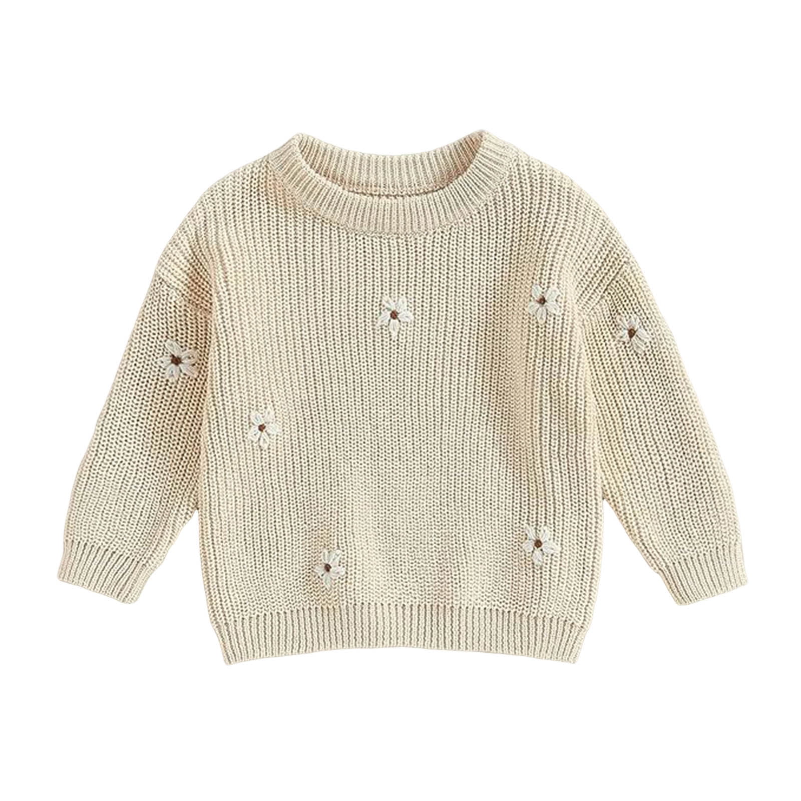 Baby Sweater Toddler Baby Girl Boy Sweaters Knit Long Sleeve Crewneck