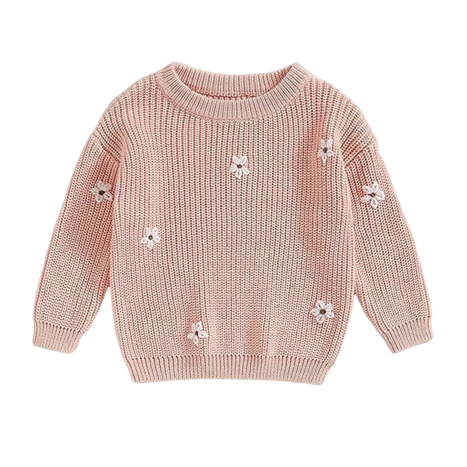 Baby Sweater Toddler Baby Girl Boy Sweaters Knit Long Sleeve Crewneck