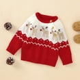 thumbnail image 1 of Baby Sweaters Newborn Boys Winter Clothes Christmas Knitted Toddler Girls Jumpers Autumn Outerwear Infant Long Sleeves Knitwear, 1 of 6