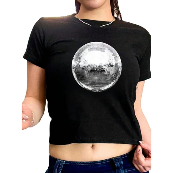 Baby Sweetie Baby Tees for Women Summer Short Tops Short Sleeve Graphic Print Slim Fit E-Girls Aesthetic Streetwear