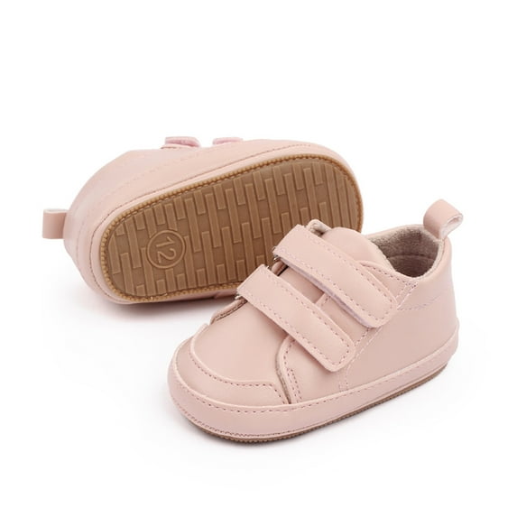 Baby Sweetie Infant Baby Boys Girls Moccasins Sneakers Solid PU Leather Anti-Slip Sole Prewalker First Walker Shoes