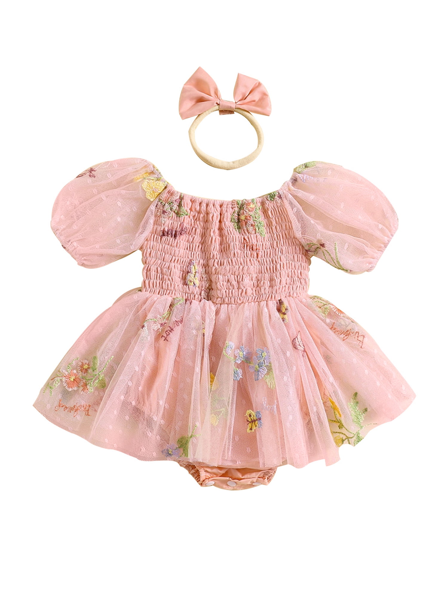 Baby Girl 4th Of July Romper - Patriotic Plaid Jumpsuit With Flag Embroidery