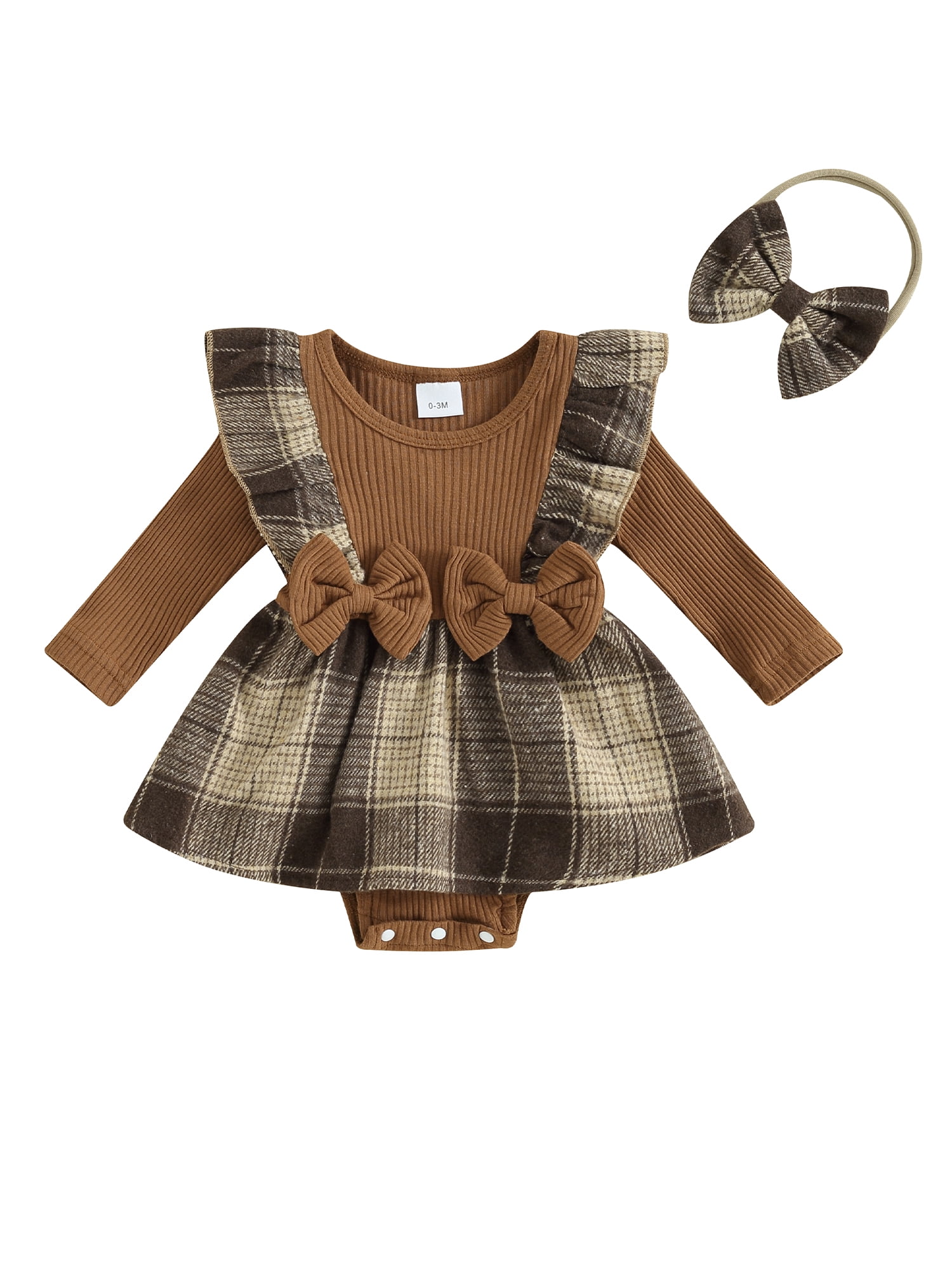 Newborn Baby Short Dress with Colorful Rectangular Shapes Design – Half Sleeves main image 1
