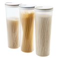 thumbnail image 1 of Baby Sweetie Tall Clear Spaghetti Pasta Container Storage With Lid, Kitchen Pantry Organization, Airtight Leakproof Pet Food Dispenser, 1 of 7