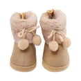 thumbnail image 1 of Baby Sweetie Toddler Baby Girls Boots Winter Warm Soft Sole Cute Anti-Slip Prewalker Newborn Boots, 1 of 8