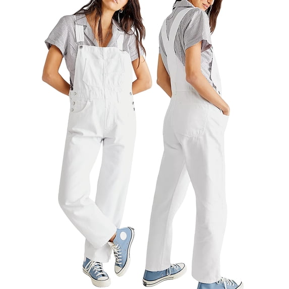 Baby Sweetie Women Long Casual Loose Bib Pants Overalls Baggy Rompers Jumpsuits with Pockets