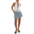 thumbnail image 1 of Baby Sweetie Women's Halter Tank Tops, Sleeveless Backless Split Front Ruched Drawstring Tops, 1 of 6