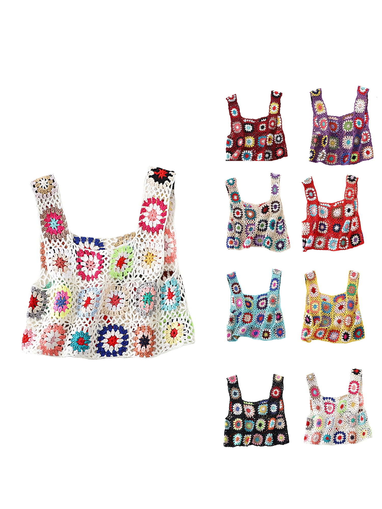Openwork top Tops