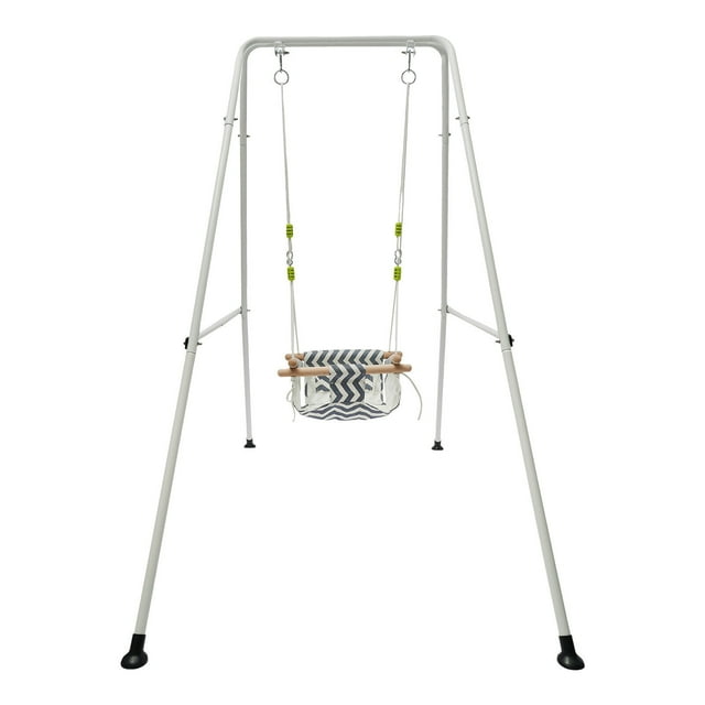 Baby Swing Set for Home Backyard, Outdoor Swing Stand Infant Kids A