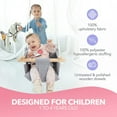 thumbnail image 1 of Baby Swing, Wooden Hanging Swing Seat Chair with Safety Belt, Durable Baby Swing Chair, Outdoor and Indoor Swing for Kids, Mounting Hardware Included, 1 of 13