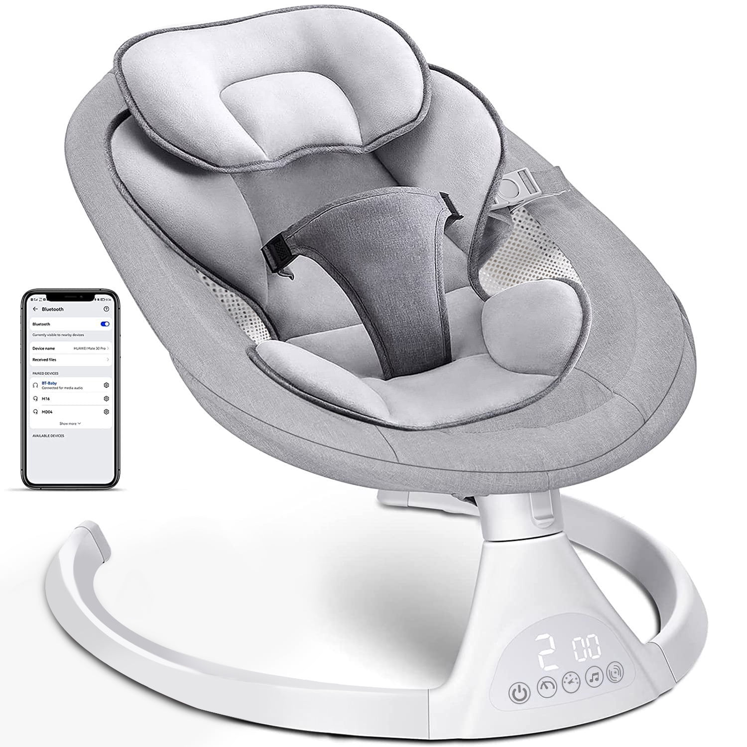 Munchkin Bluetooth Enabled Baby Swing