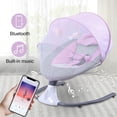 thumbnail image 1 of Jonster Baby Swing for Infants, Compact & Portable, 4 Speeds, 4 Timings, Remote & Bluetooth APP Control, Indoor/Outdoor, 5-20 lb, 0-9 Months, Pink, 1 of 9