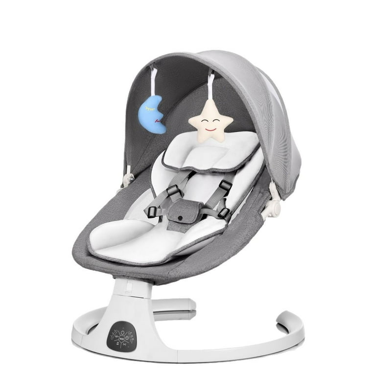 Yadala Baby Swing Bouncer, Portable Electric Swing with Bluetooth