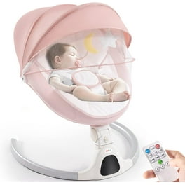 Fisher Price Cradle n Swing with 6 Speeds Blush Safari Walmart