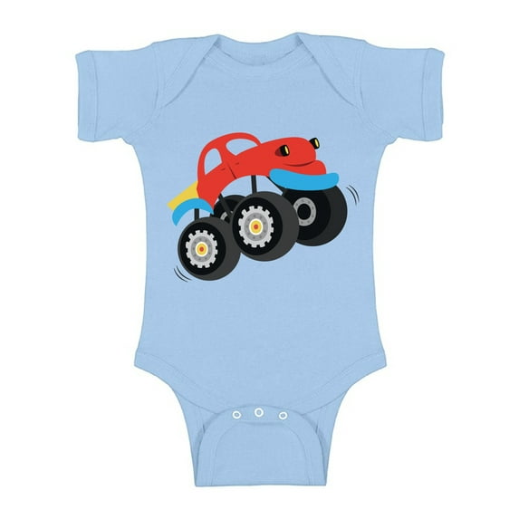 Baby T Shirts For 18M - Baby 6 - 12 - 18 24 Months - Funny Truck Bodysuit