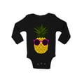 thumbnail image 1 of Baby T Shirts For 18M - Baby 6 - 12 - 18 Months - Pineapple Colorful Long Sleeve Bodysuit, 1 of 4