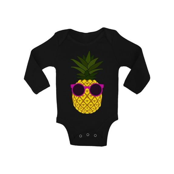 Baby T Shirts For 18M - Baby 6 - 12 - 18 Months - Pineapple Colorful Long Sleeve Bodysuit