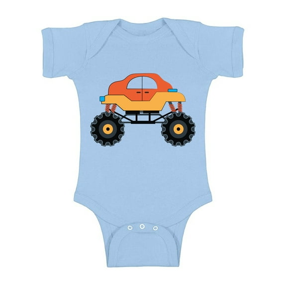 Baby T Shirts For 18M - NB 6M 12M 18M 24M - Cute Truck Bodysuit