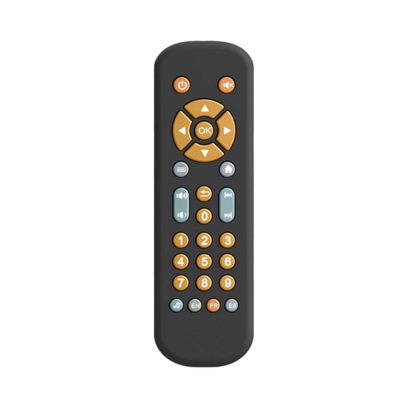 Baby TV Remote Control Toy With Light And Sound Realistic Controller For Young Children With 3 Languages Early Education Learning Music Toy Preschool Baby Boys And Girls Middle School Pianola Girl