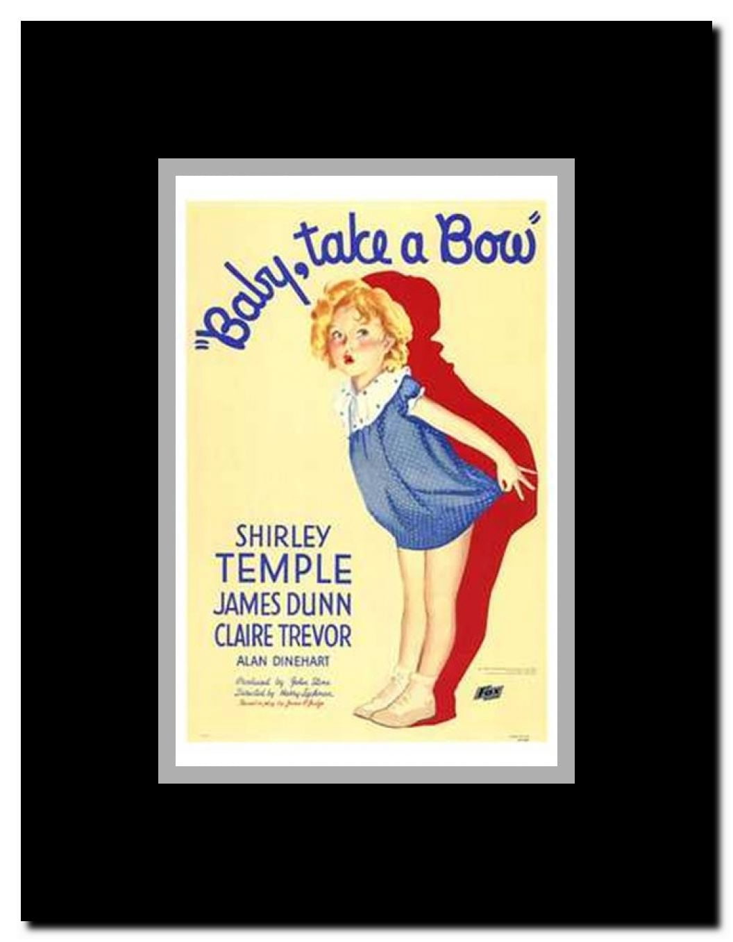 Baby Take a Bow Framed Movie Poster