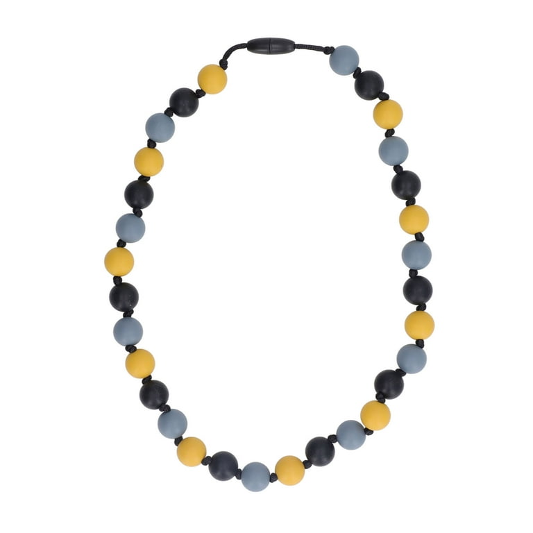 Baby Teething Necklace Anxiety and Stress Reduction Safe Silicone Teething Necklace for Kids Children Type1 Walmart