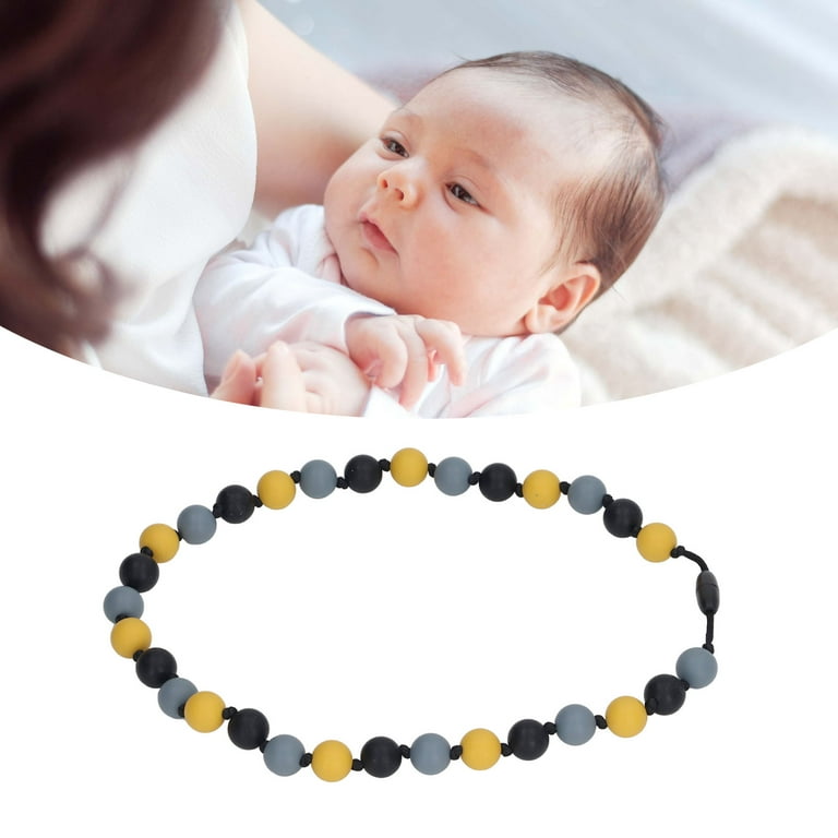 Necklace for babies to help with teething best sale