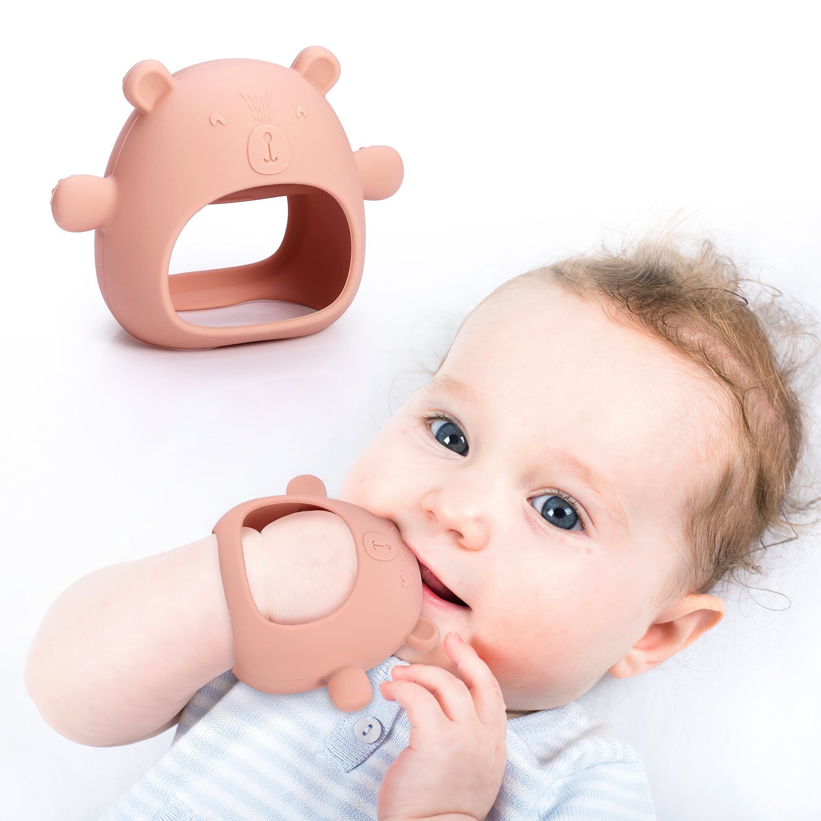 Baby Chewing Pacifier Baby