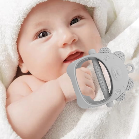 Baby Teething Toy, Soft Grip Training Stick For Toddlers, Oral Care Silicone Teether For Infants, Sensory Exploration Development Toy, Safe Teething Gift For Babies