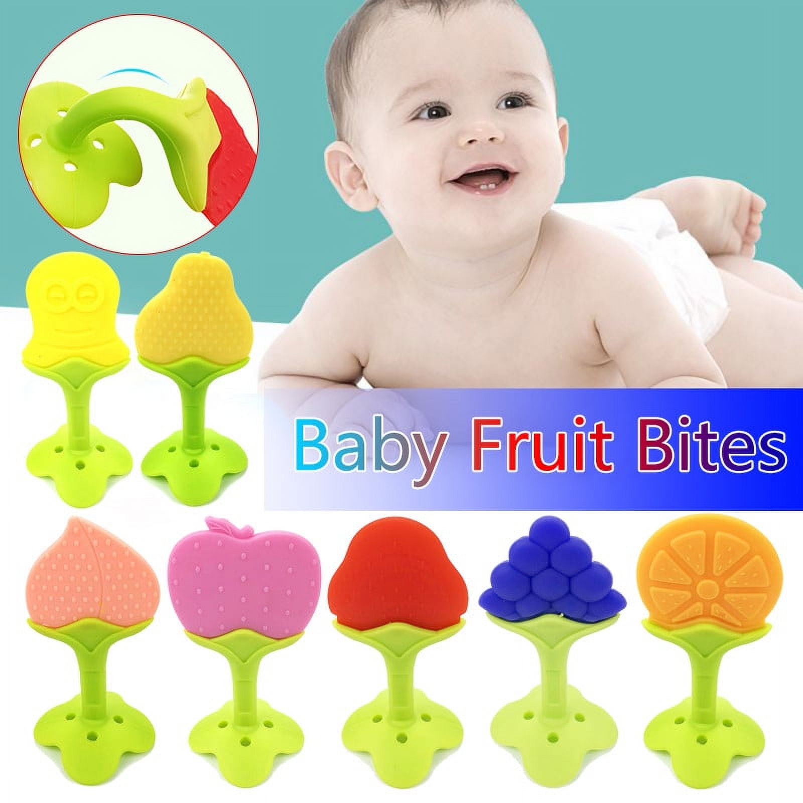 Baby Teething Toys, BPA Free Silicone Baby Teethers, Freezer Safe