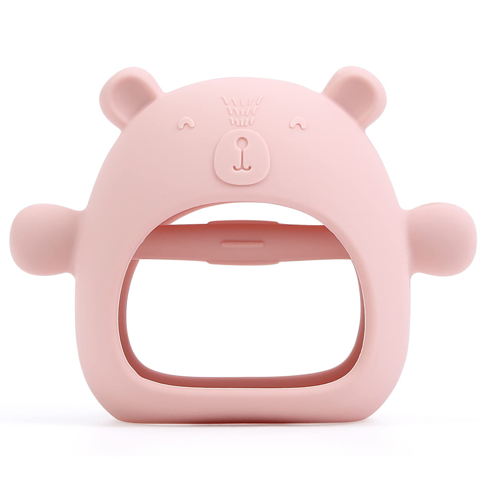 Baby Teething Toys, Silicone Baby Teether Toy for Infants 3+ Months, Never Drop Silicone Baby Mitten Teether for Soothing Teething Pain Relief, Baby Chew Toys for Sucking Needs, BPA Free
