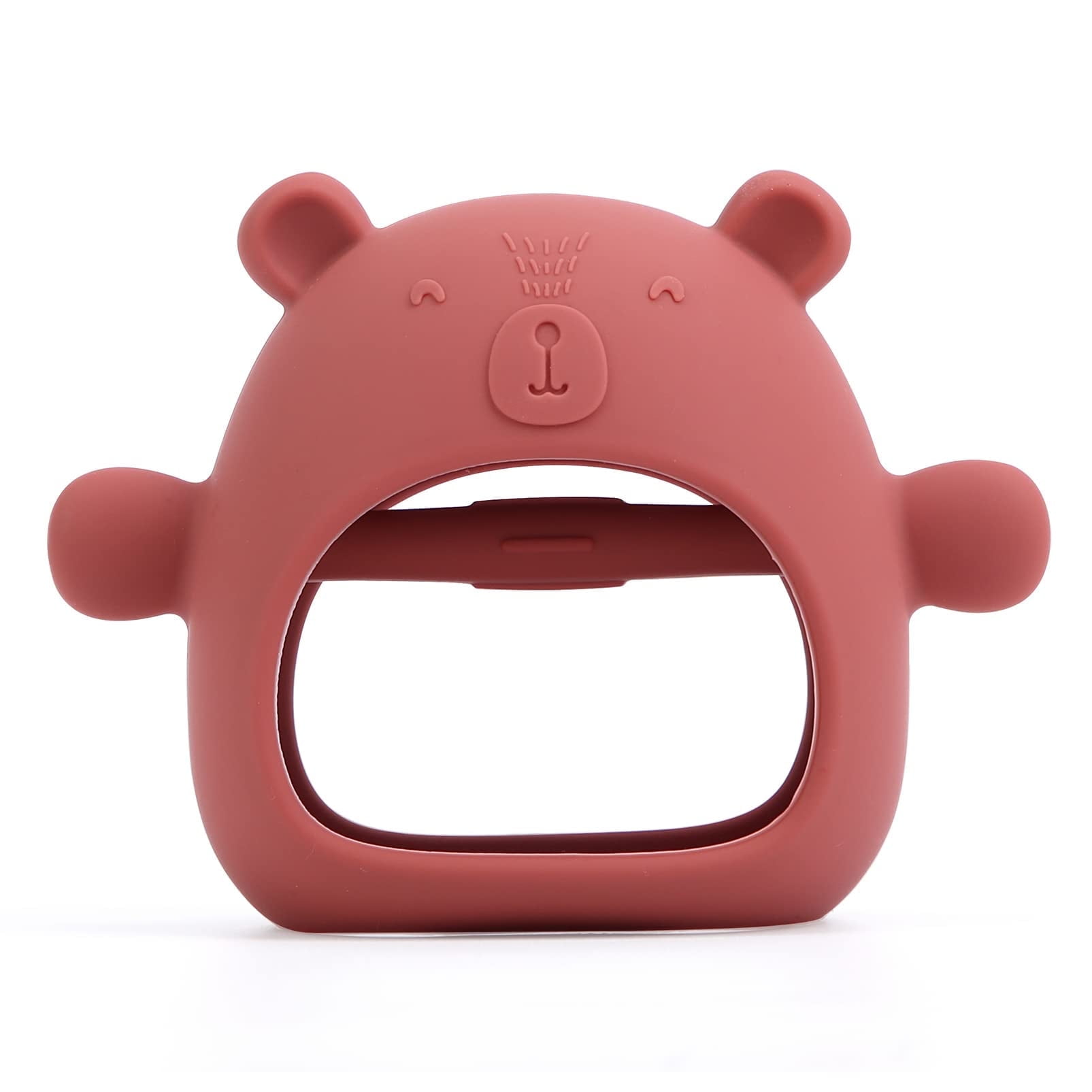 Baby Teething Toys, Silicone Baby Teether Toy for Infants 3+ Months, Never Drop Silicone Baby Mitten Teether for Soothing Teething Pain Relief, Baby Chew Toys for Sucking Needs, BPA Free