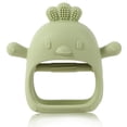 thumbnail image 1 of Baby Teething Toys, Cute Chick Silicone Teether for Infants 3+ Months, Food-Grade Silicone Hand Grip Chew Toy, BPA Free, 1 of 7