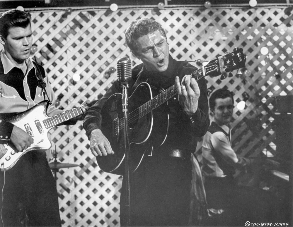 Baby The Rain Must Fall Group of People Playing Guitar on Stage Photo