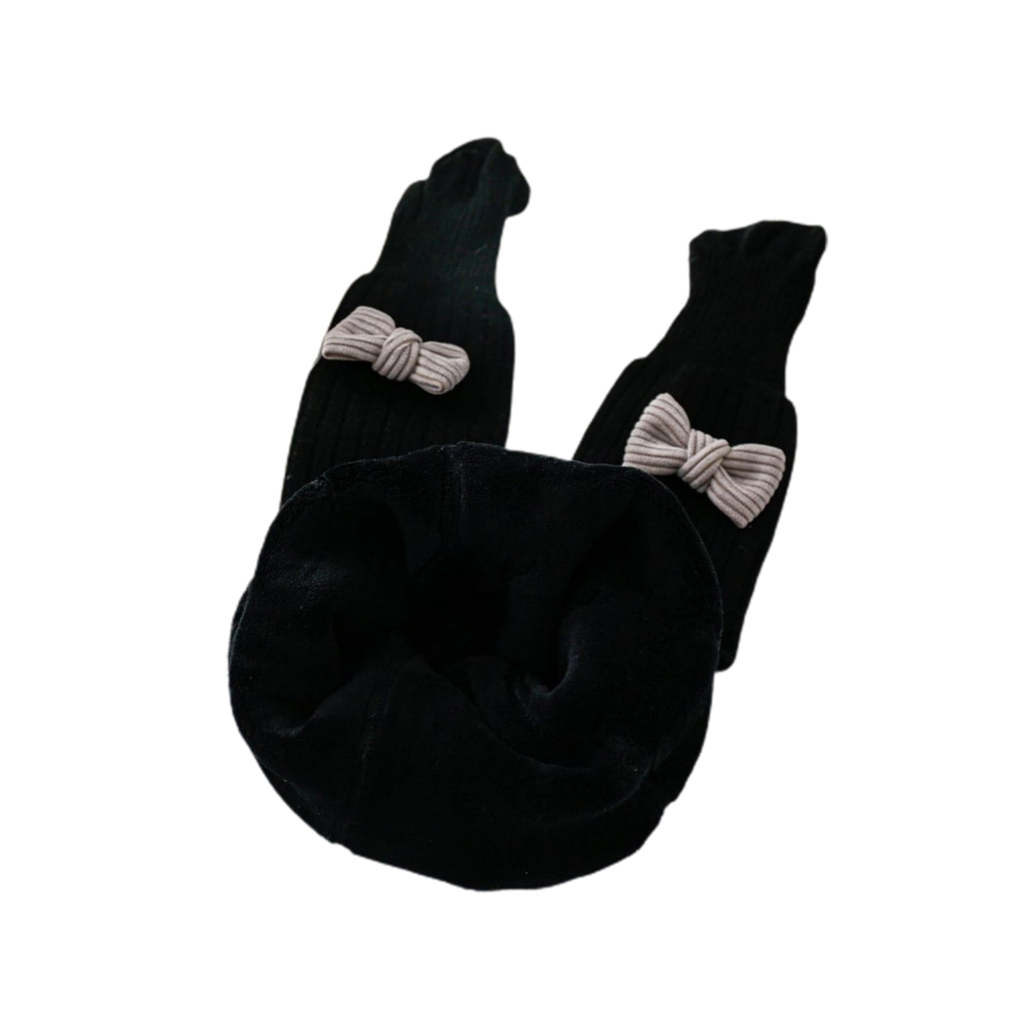 Baby Thick TightsToddlers Girl Fleece Lined LeggingsKids Girls Seamless Cable Knit Cotton