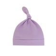 thumbnail image 1 of Baby Thin Cotton Beanie, Lightweight Single Layer Cap for Newborns and Infants, Breathable and Soft for Spring, Summer, and Fall Daily Wear, Comfortable and Simple Design Purple, 1 of 2