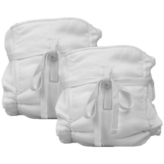 Baby Things Reusable Diaper Breathable Gauze White Cotton Toddler Newborn 2 Pcs