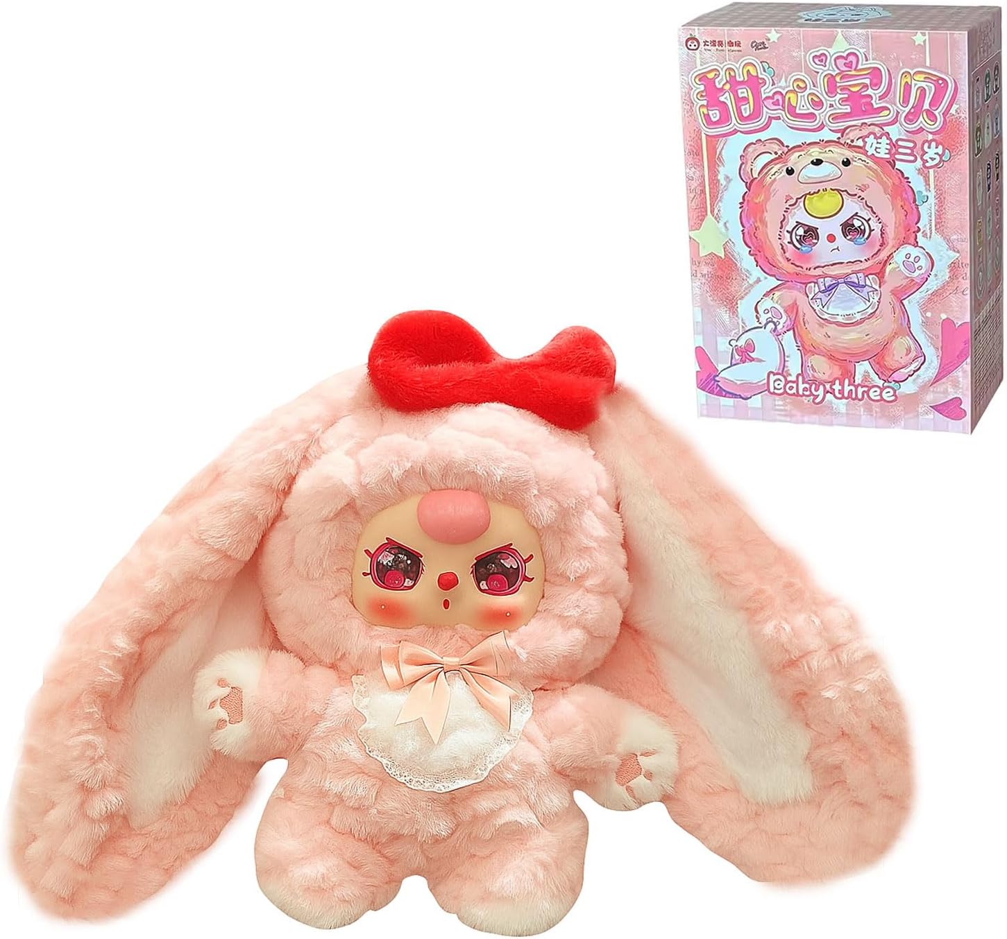 Baby Three Blind Box Plush Doll, Large Baby Three 400% Sweetheart