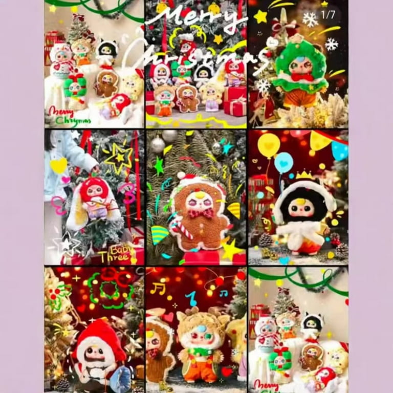 baby three クリスマス ぬいぐるみ5体セット Baby Three Merry Christmas Series 400% Plush Doll Figure (1 Blind