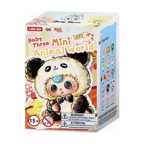 Baby Three Mini Animal Vinyl Face Plush
