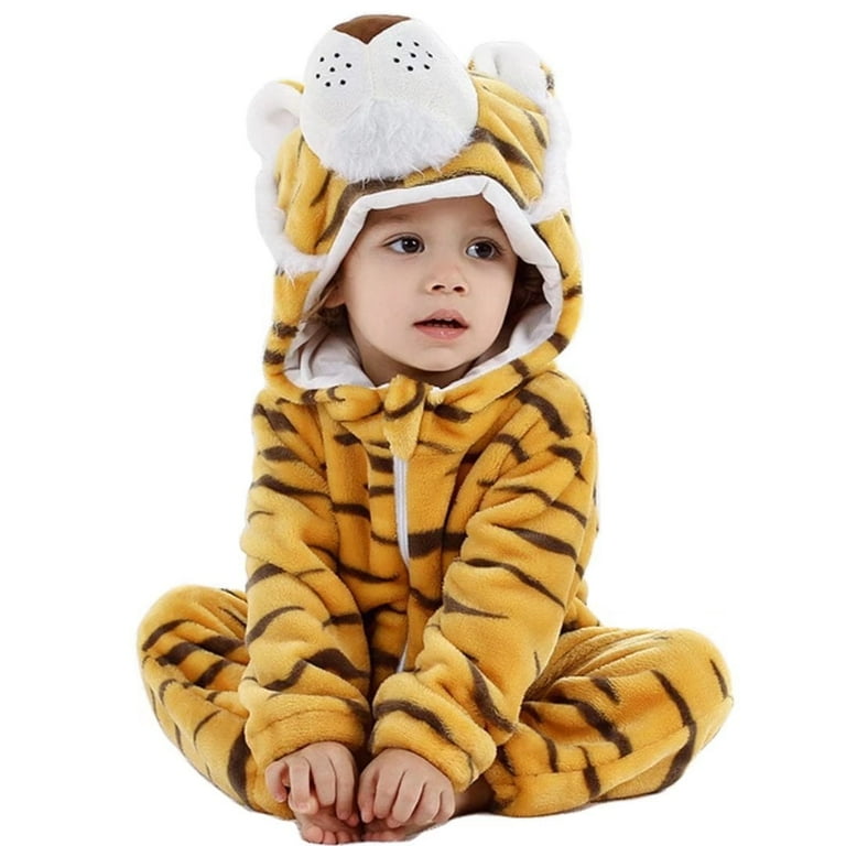 Infant Animal Newborn Baby Tiger Costume: Unisex Toddler Onesie