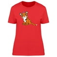 thumbnail image 1 of Baby Tiger With Bowtie T-Shirt Women -Image by Shutterstock, Female Large, 1 of 2
