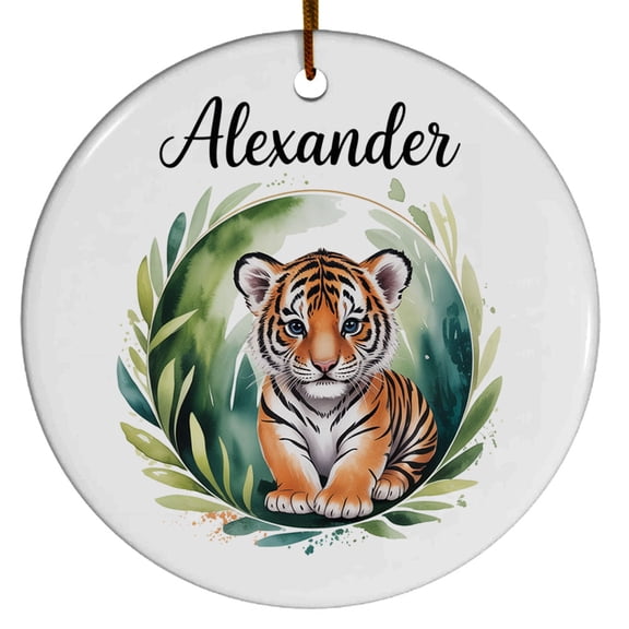 Baby Tigers Christmas Ornament, Cute Tiger Christmas Ornament 2025, Awesome Tiger Lovers Christmas Ornament Xmas Tree