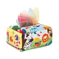 thumbnail image 1 of Baby Tissue Box Montessori Toy, Non-tearable Crinkle Tissue Sensory Toy, Fine Motor Finger Exercise Early Educational Toy for Toddlers, 1 of 6