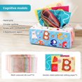 thumbnail image 2 of Enkey Soft Stuffed High Contrast Crinkle Montessori Square Sensory Toys Juggling Rainbow Dance 2 of 11