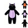 thumbnail image 1 of Baby Toddler Animal Hooded Romper Full Zipper Jumpsuit Cat Christmas Outfits Winter Clothes Size 6-24M, 1 of 3