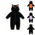 thumbnail image 1 of Baby Toddler Animal Outfit Hooded Romper Full Zipper Jumpsuit Cat Kids Fall Clothes Size 6-24M, 1 of 3