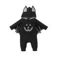 thumbnail image 1 of Baby Toddler Bat for Boys Long Sleeve Hooded Romper Jumpsuit Unisex Kids Halloween Dress up Party Clothes Size 3-24 Months, 1 of 6