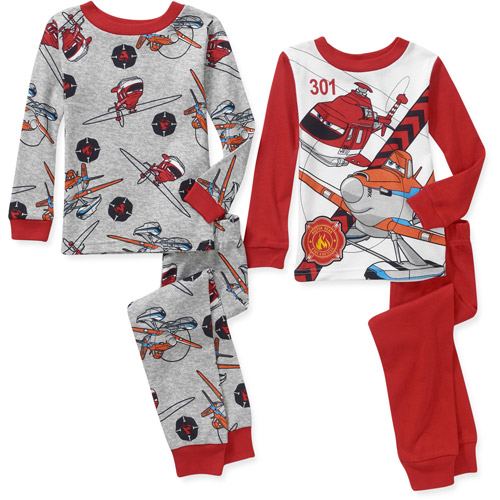 Baby Toddler Boy Character Cotton Pajamas, 2 Sets
