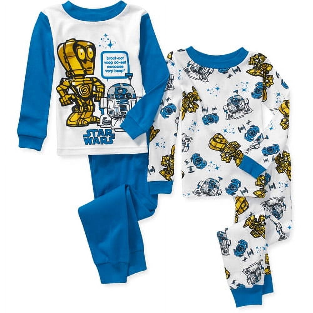Baby Toddler Boy Character Cotton Pajamas, 2 Sets